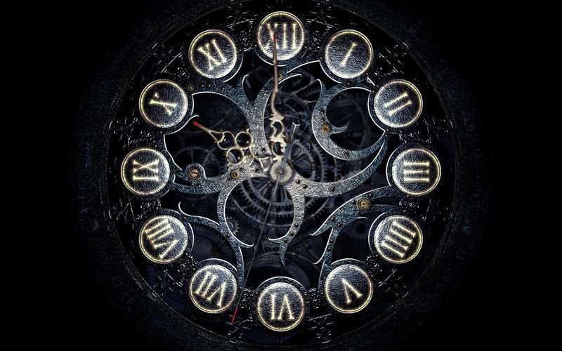 Часовой механизм с циферблатом