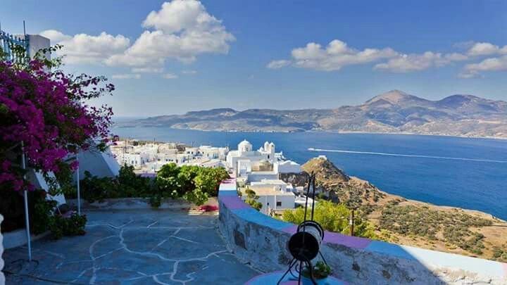 Санторини цветы Греция