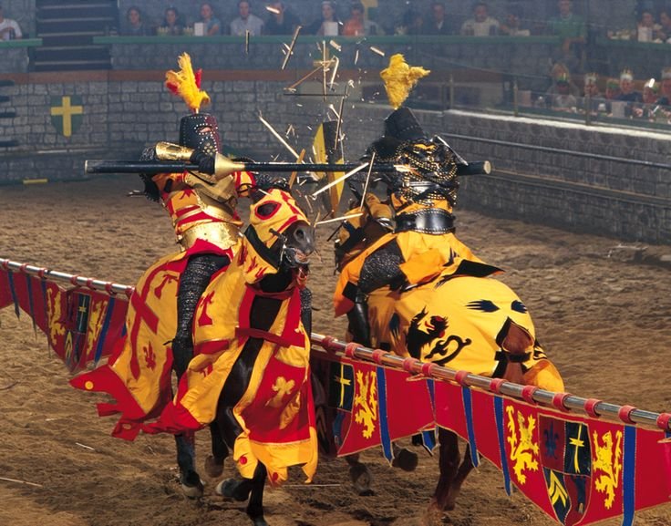 Рыцарские турниры в средние века