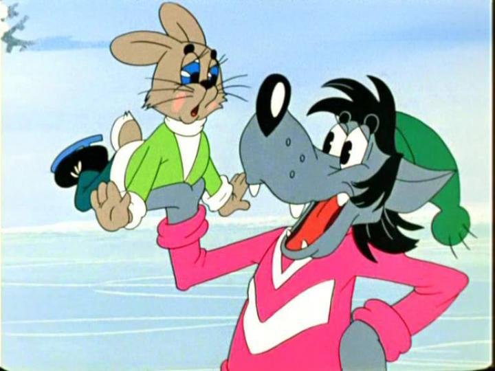 Ну погоди заяц мультфильм