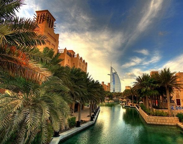 Набережная пальмы Джумейра