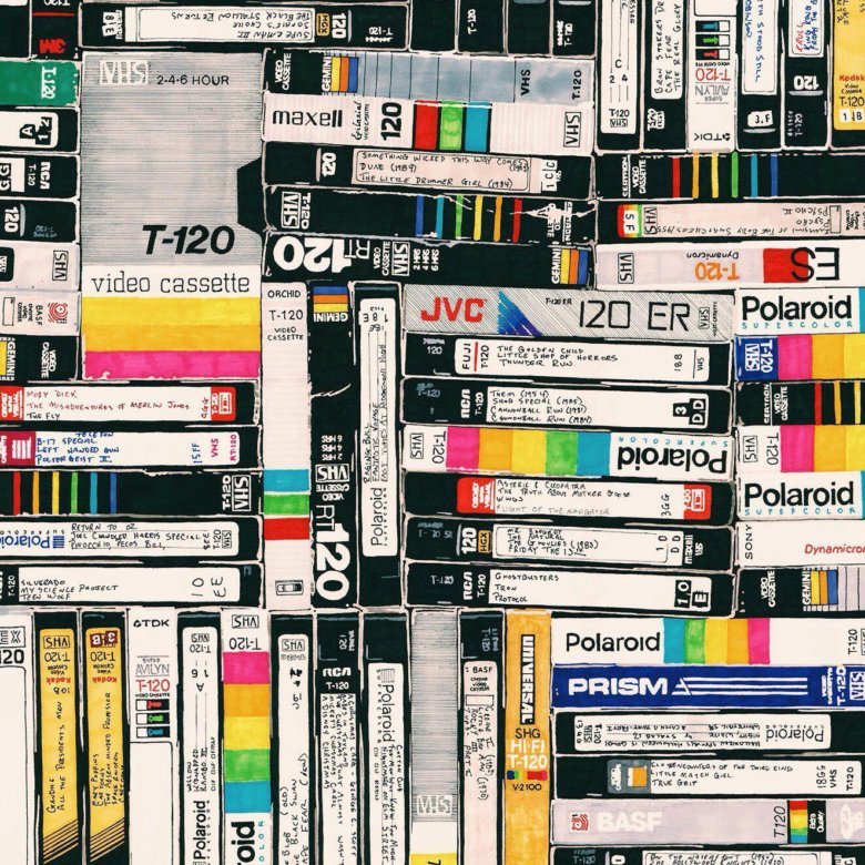 Старые кассеты для видеомагнитофона