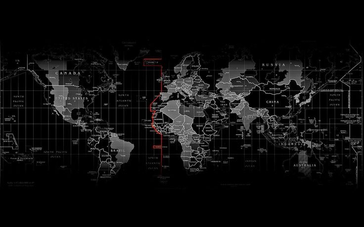 Обои на рабочий стол карта