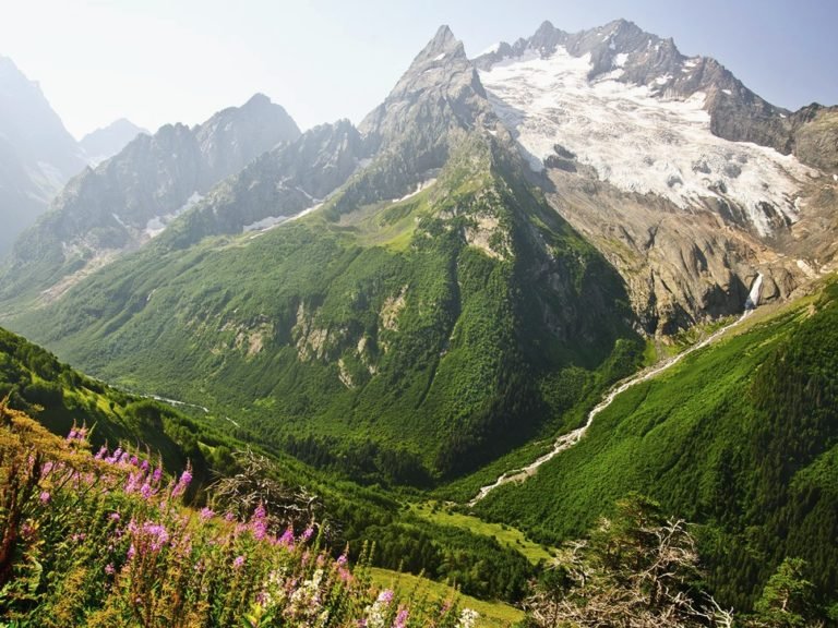 Горы Кавказа Домбай