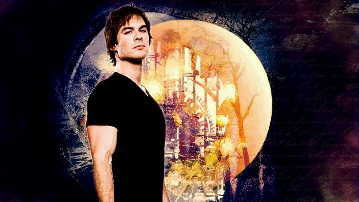 Деймон Сальваторе вампир