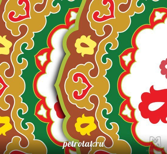 Сабантуй фон татарский орнамент