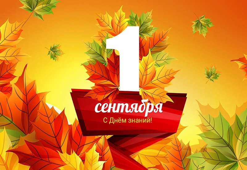 1 Сентября день знаний баннер