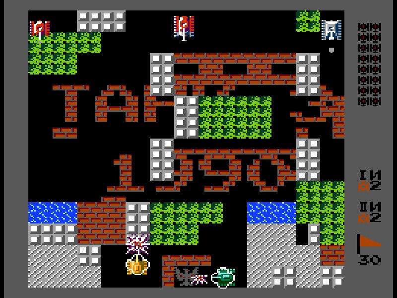 Игра на Денди Tank 1990