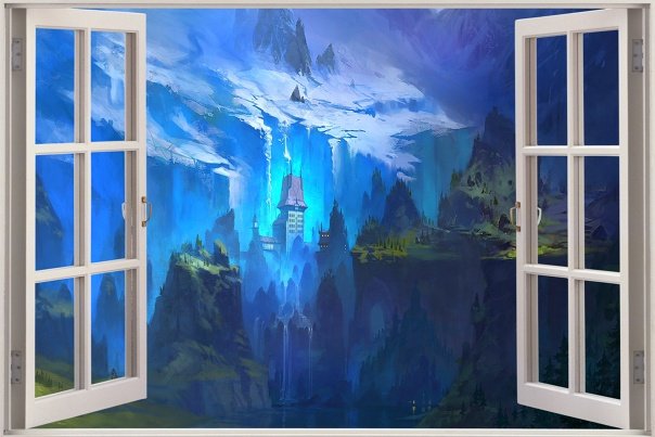 Сказочное окно