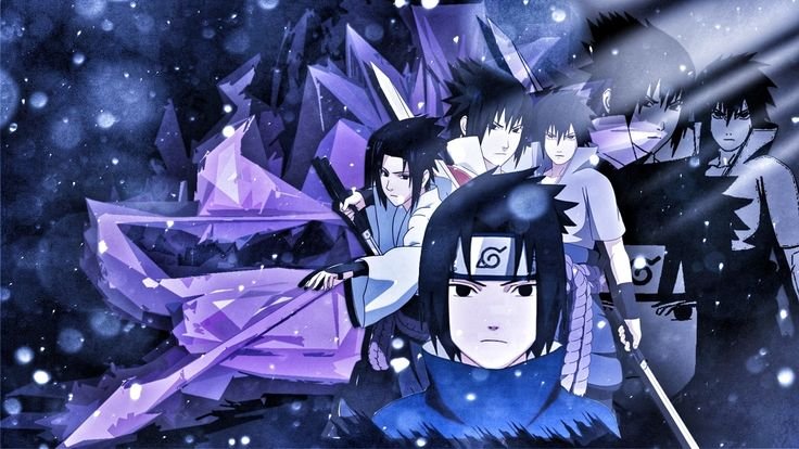 Саске из аниме Наруто