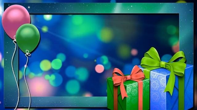 Праздничный фон день рождения