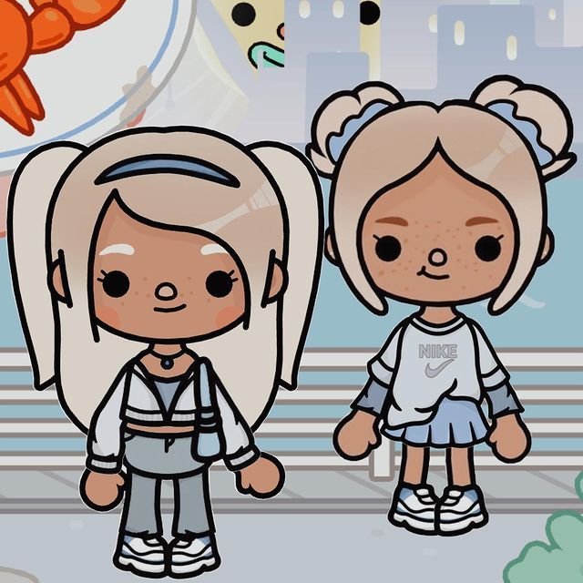 Тока бока девочки