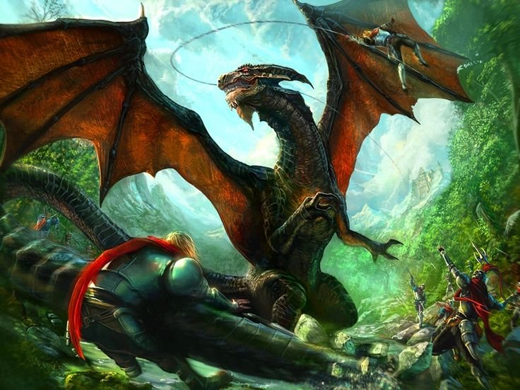 Обои дракон