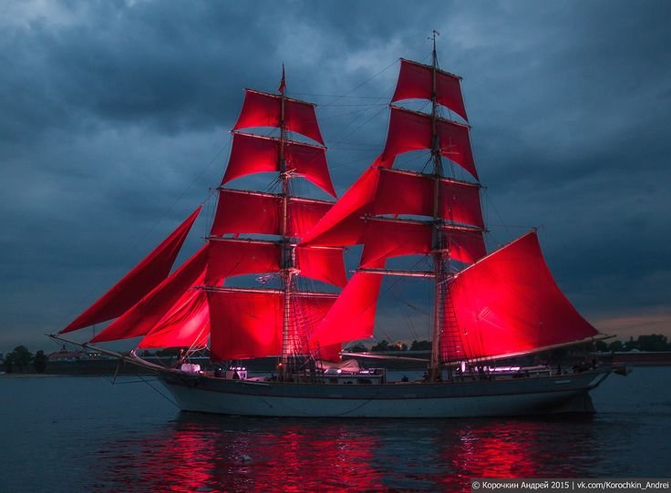 Алые паруса Питер Крузенштерн