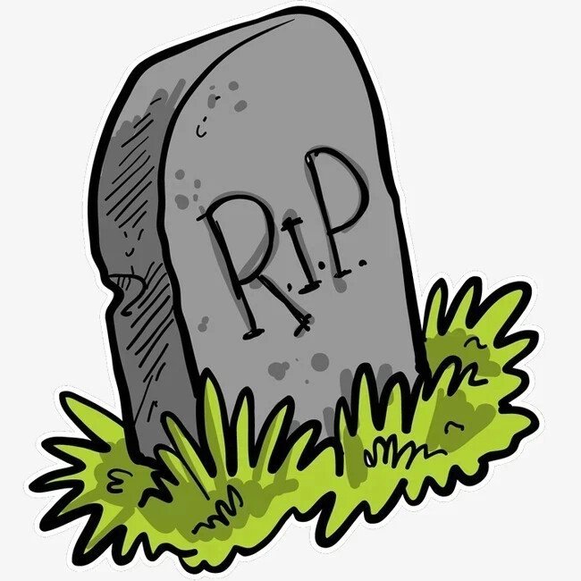 Надгробие мультяшное