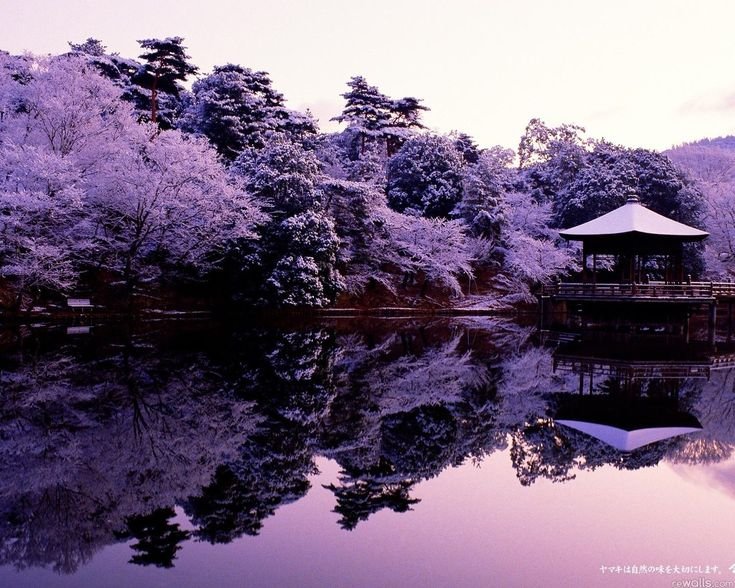 Пейзаж в японском стиле