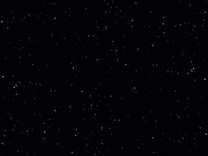 Пылинки на черном фоне