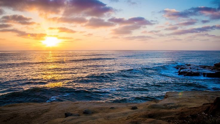 Красивый вид на море