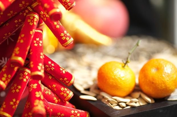 Китайский новый год украшения