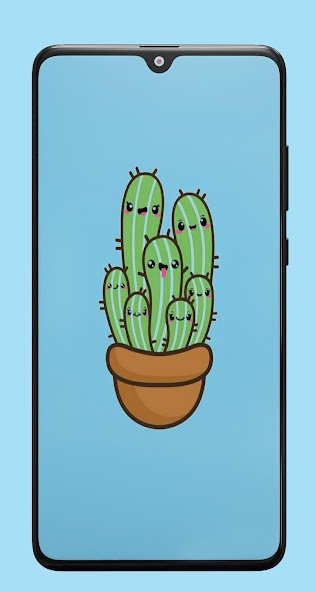 Кактус заставка для телефона