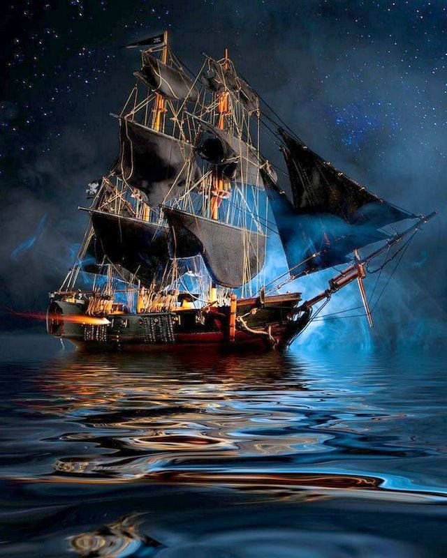 Корабль призрак Галеон