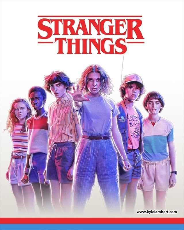 Stranger things плакат