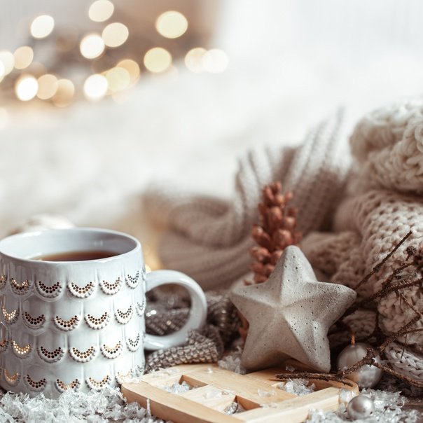 Уютные зимние иллюстрации