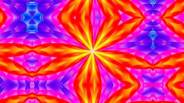 Фон цветной Калейдоскоп