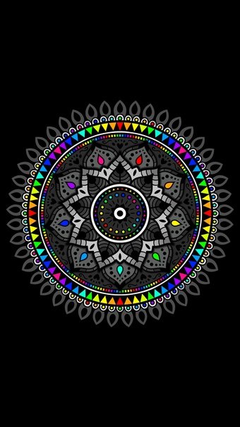 Мандала на экран телефона
