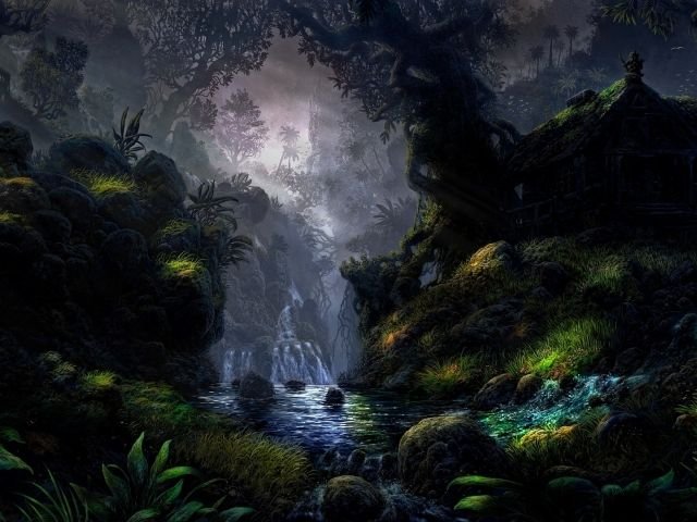 Пейзажи в стиле фэнтези