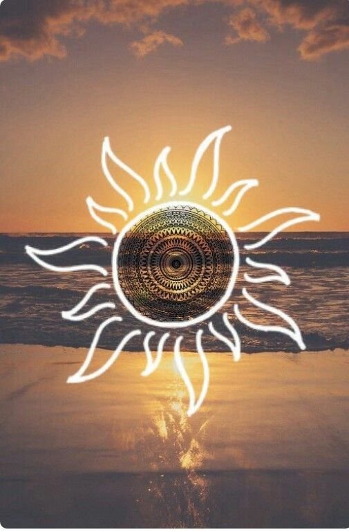 Стильное солнце