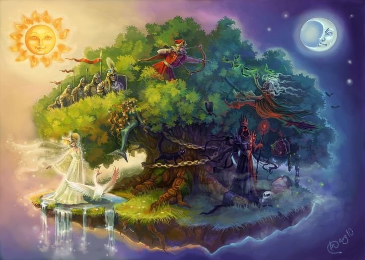 Сказки Пушкина дуб зеленый