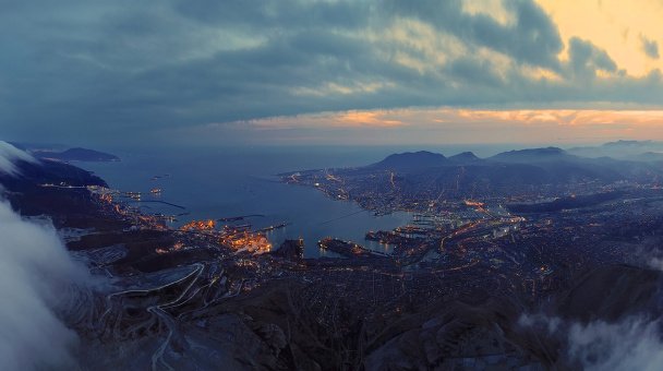 Новороссийск / Novorossiysk вид сверху