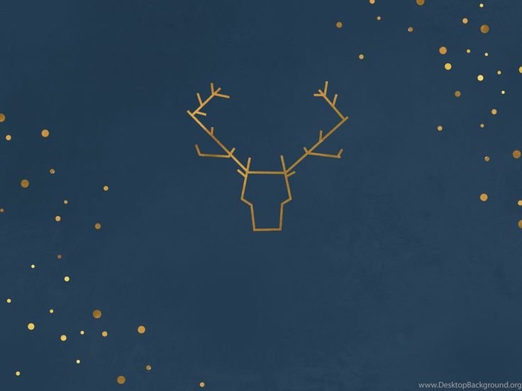 Рождественские обои Минимализм