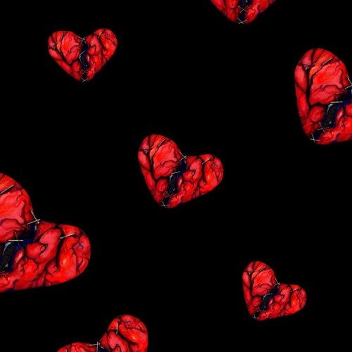 Много сердечек