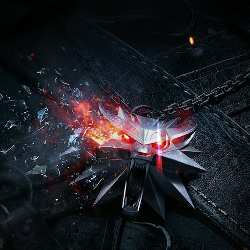 Ведьмак 3 Дикая охота медальон волка