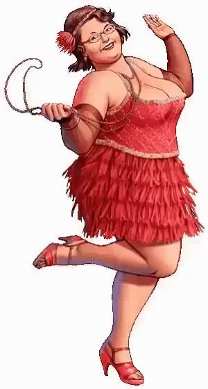 Толстушки танцуют