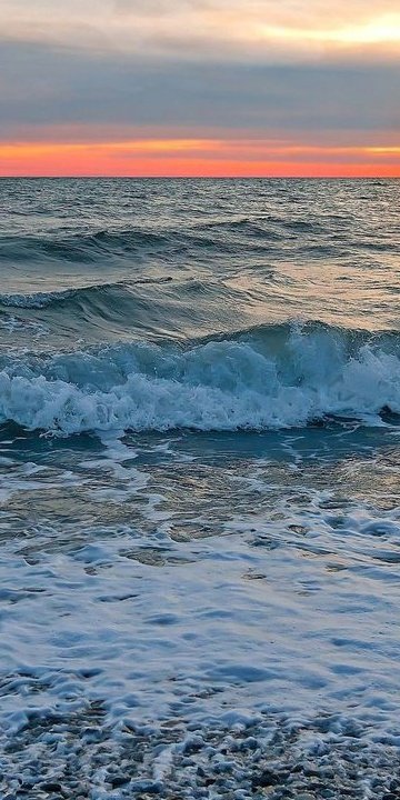 Красивое черное море