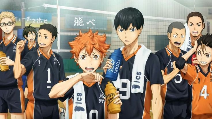 Аниме волейбол Haikyuu