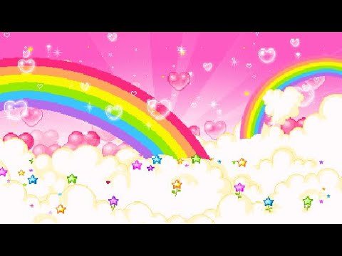 Детские фоны с радугой