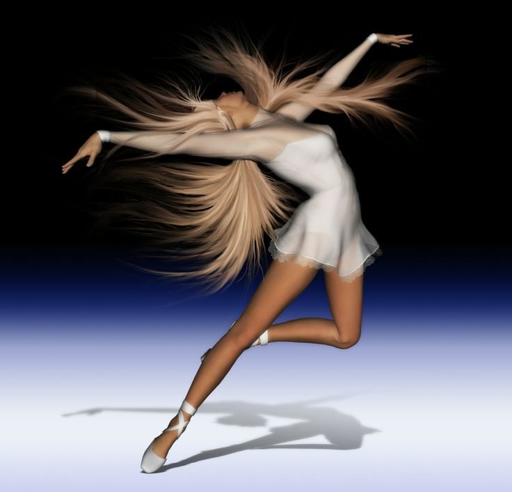 Танцующая девушка