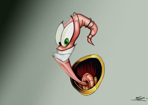 Земляной червяк Джим