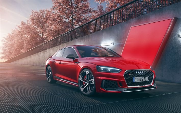 Audi rs5 Red Coupe