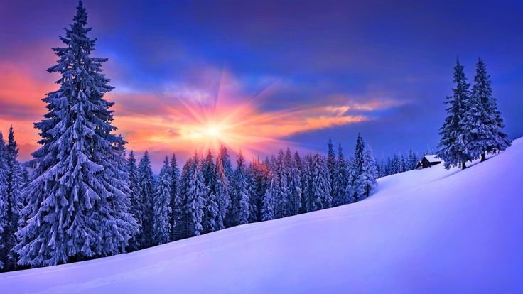 Зима на рабочий стол