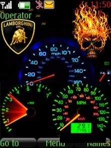 Спидометр тема на телефон