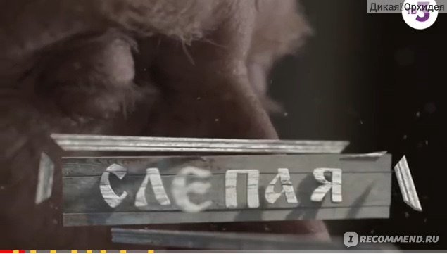 Слепая сериал обложка