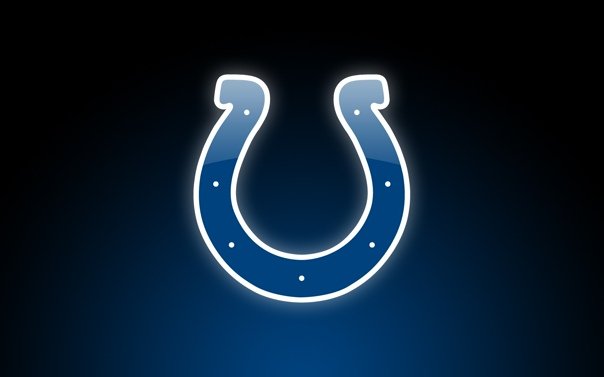 Подкова на черном фоне