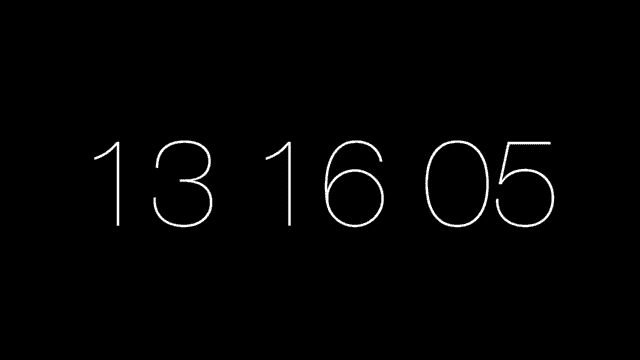 Виджет часов на рабочий стол