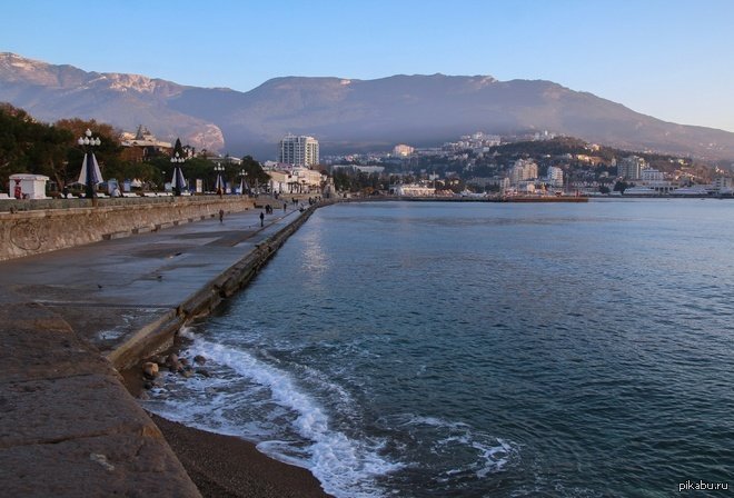 Ялта море набережная