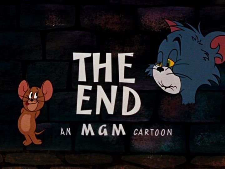 Конец мультфильма том и Джерри